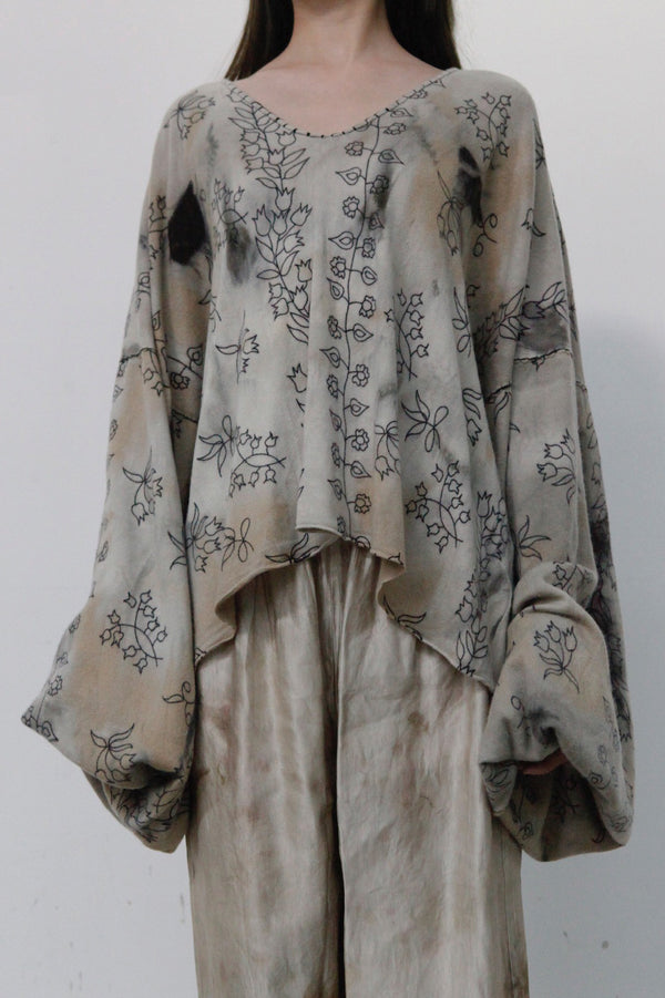 MUTEDANCE Goat Matta Printing Top MD22FW05